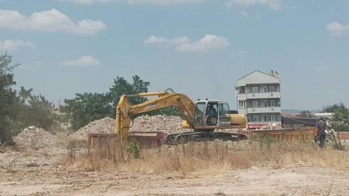 Edirne Keşan’da İnönü İlkokulu’nda çalışma başladı