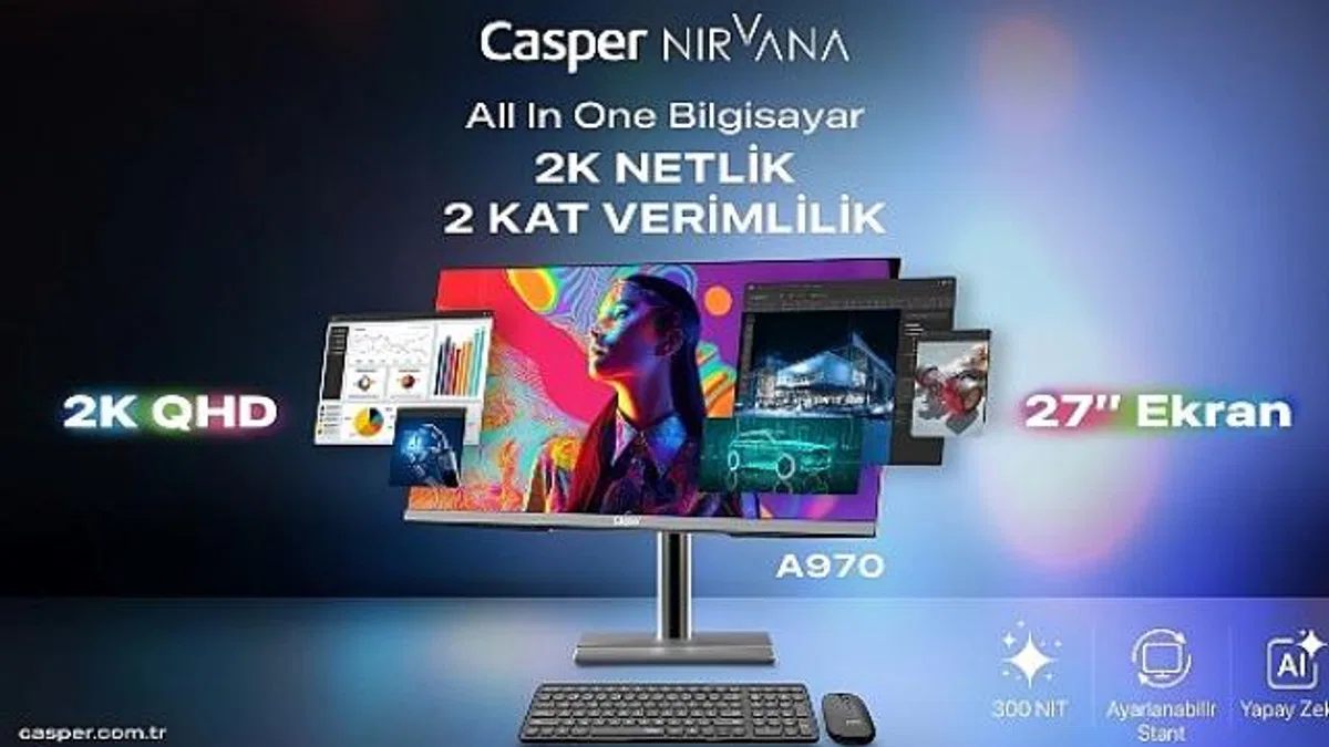 Casper Nirvana 27” AIO A970 kurumsal verimlilik için tasarlandı