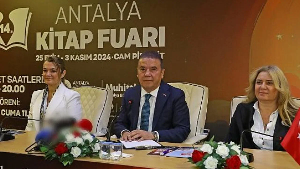 14. Antalya Kitap Fuarı kapılarını açmaya hazırlanıyor
