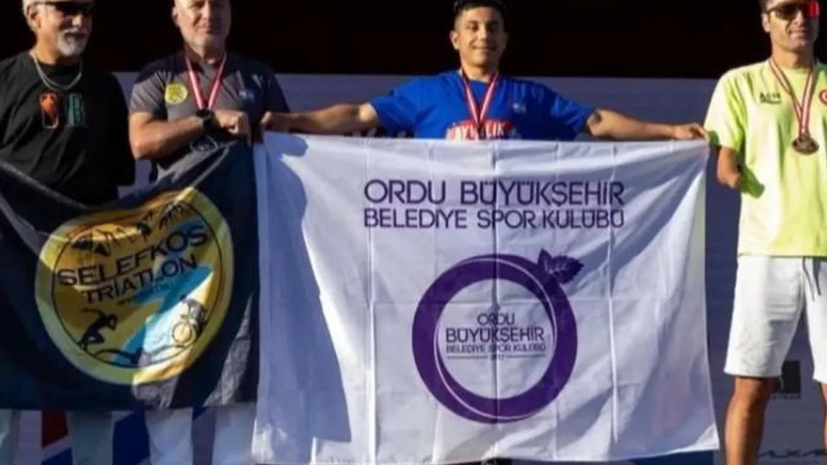 Ordu’ya triatlon zaferi!