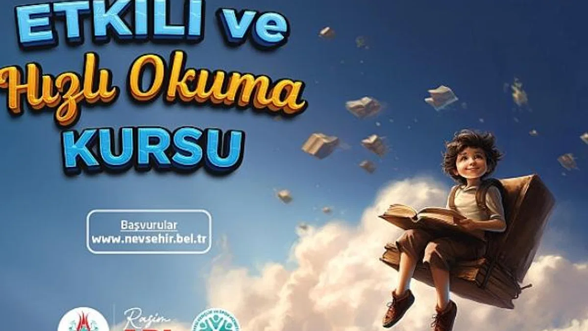 Nevşehir’de Etkili Ve Hızlı Okuma Kursu Açılacak