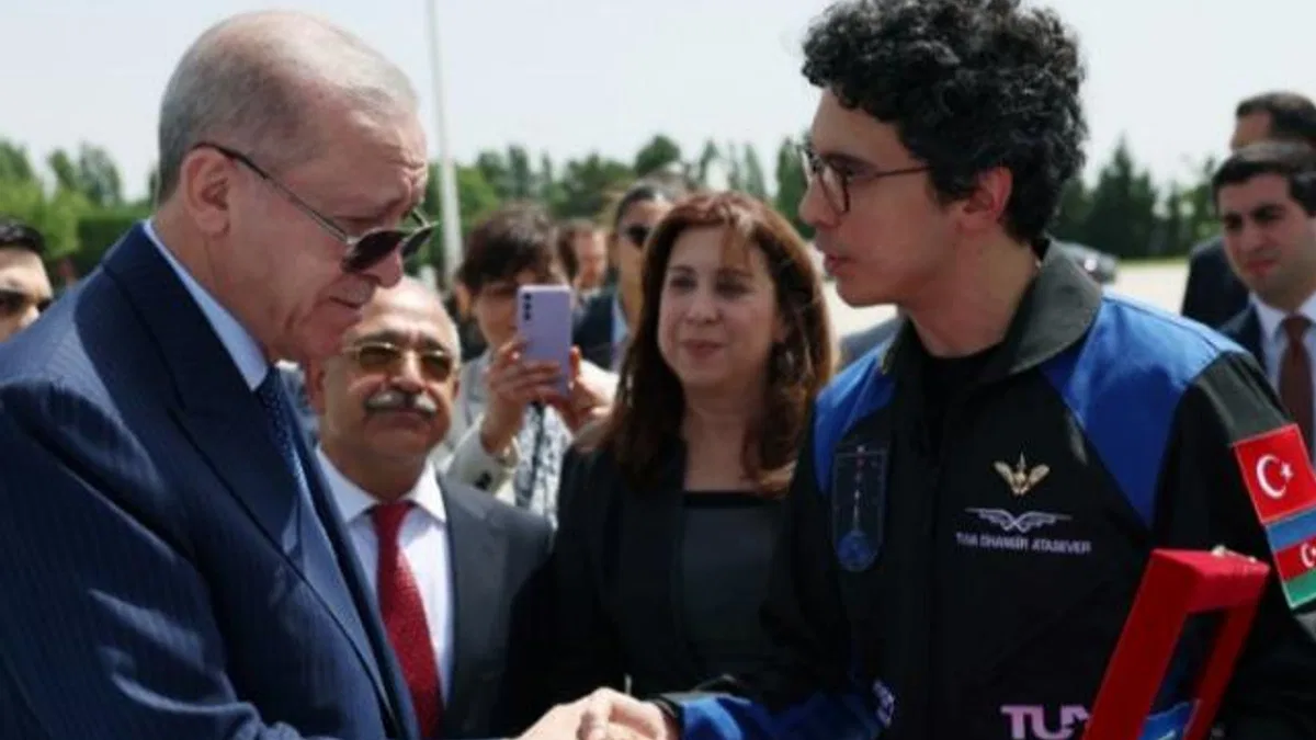 Cumhurbaşkanı Erdoğan, Türkiye’nin ikinci astronotu Atasever ile görüştü