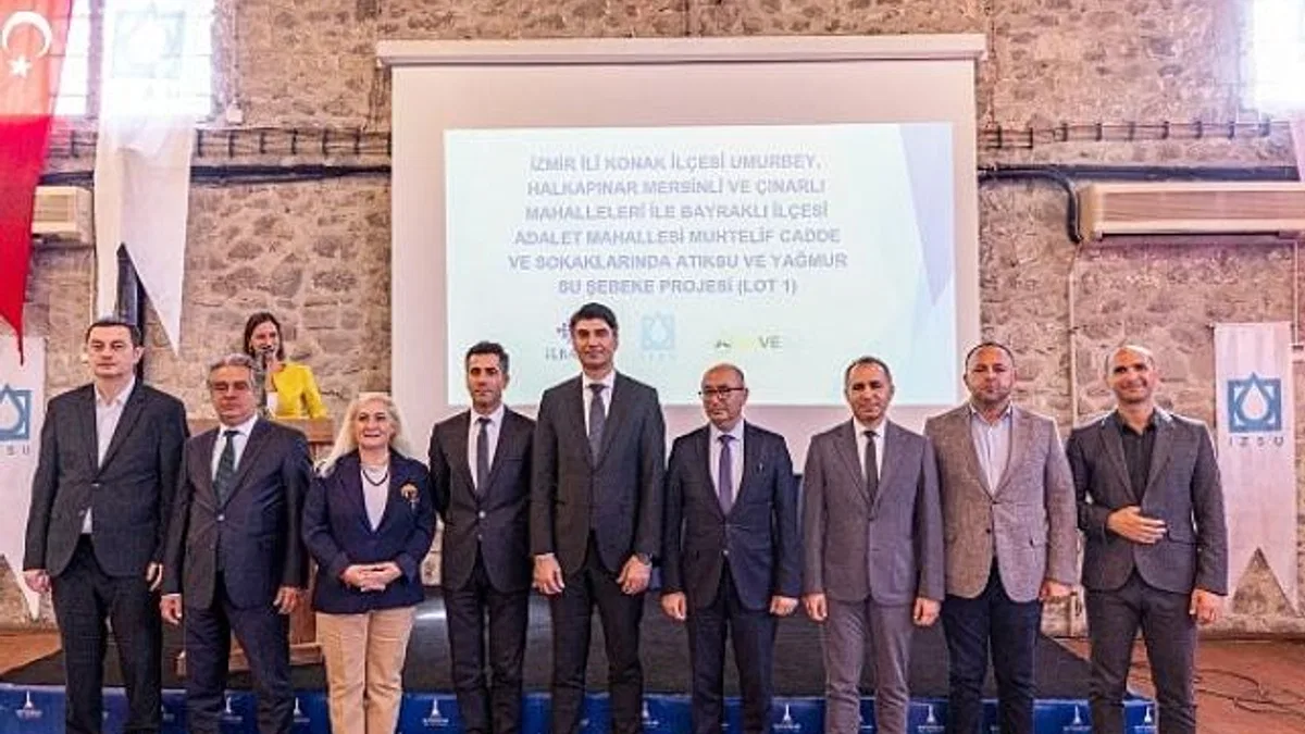 İZSU Genel Müdürlüğü 110 milyon Euro’luk yatırımla hayata geçireceği projeyi vatandaşlara tanıttı