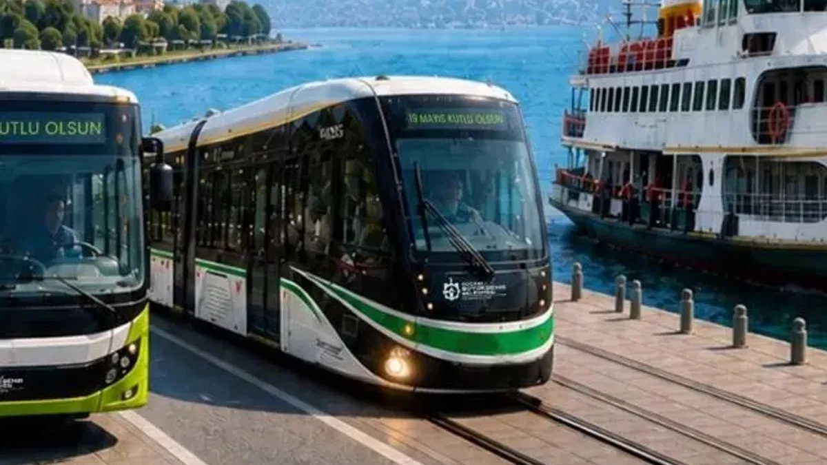 Kocaeli’de toplu taşıma 19 Mayıs’ta ücretsiz