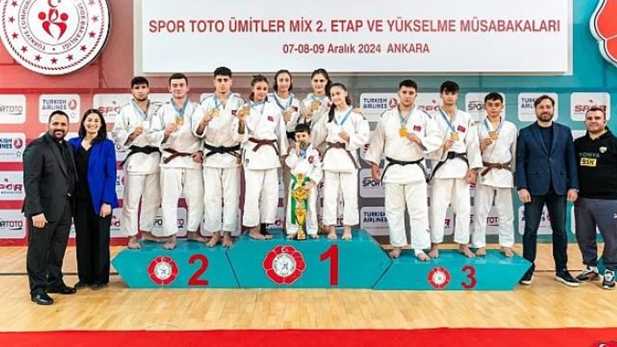Konya Büyükşehir Belediyespor’un Judoda Bileği Bükülmüyor