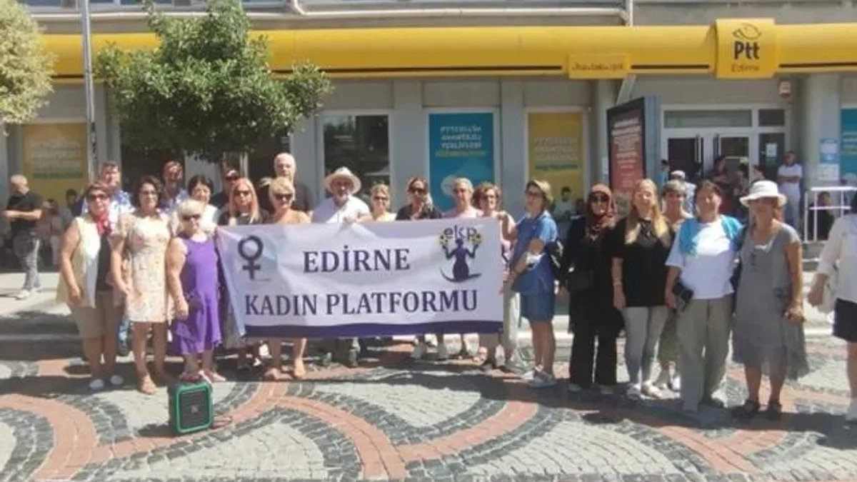 Edirne Kadın Platformu’ndan Narin Güran protestosu
