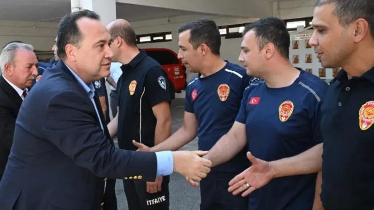 Manisa İtfaiyesi’ne Başkan Dutlulu’dan özel teşekkür