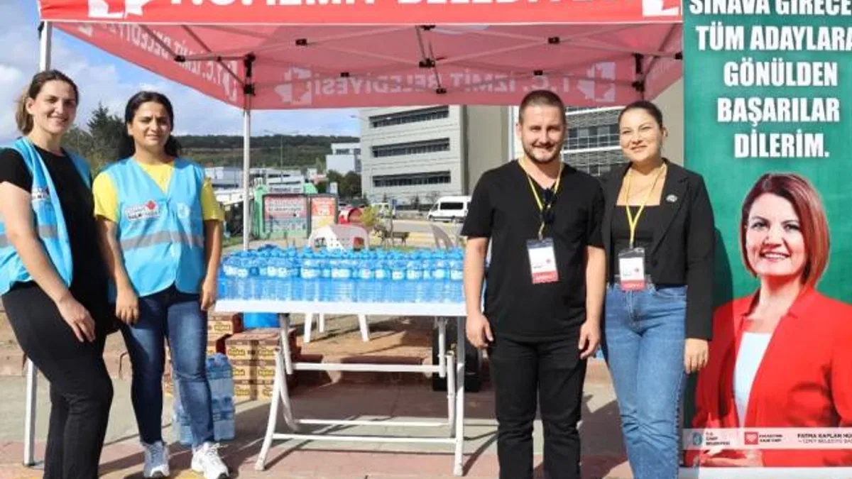 İzmit Belediyesinden KPSS adaylarına destek