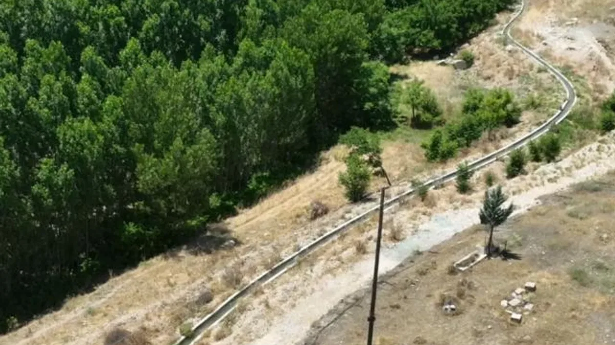 Malatya’da 1200 dekarlık alana kayıpsız su desteği