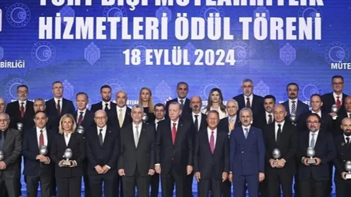 Başarılı ‘Yurt Dışı Müteahhitlik Hizmetleri’ ödüllendirildi