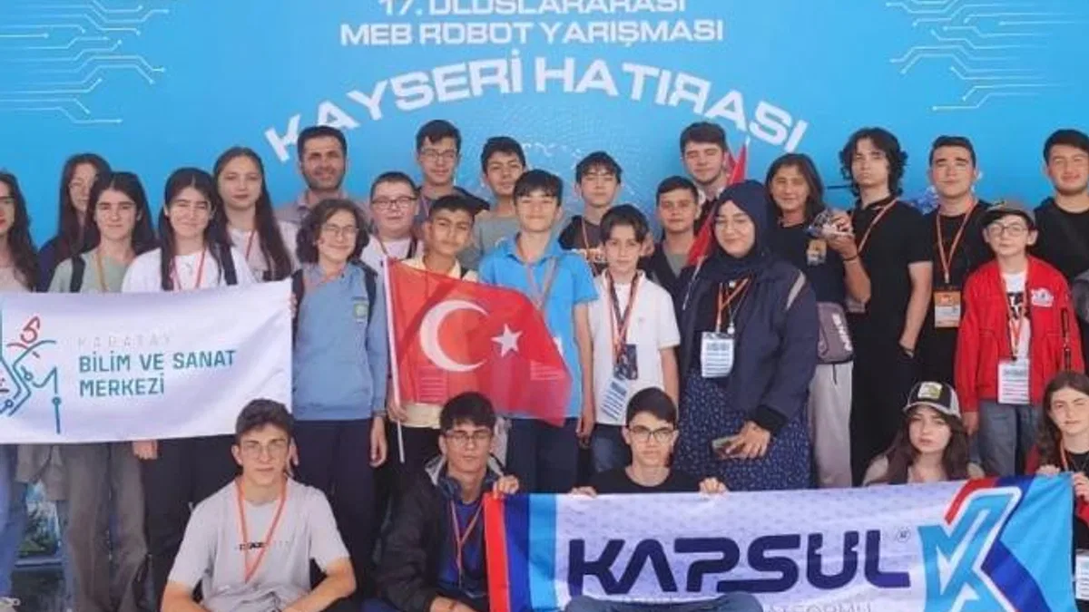Konya’da MEB Robot Yarışması’nda 6 derece birden