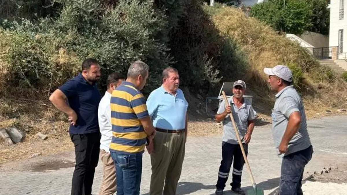 Başkan Topuz, Milas’ın çalışmalarını yerinde inceledi