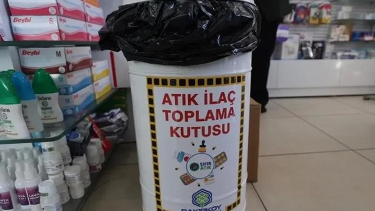 İstanbul Bakırköy’de atık ilaçlar toplanıyor