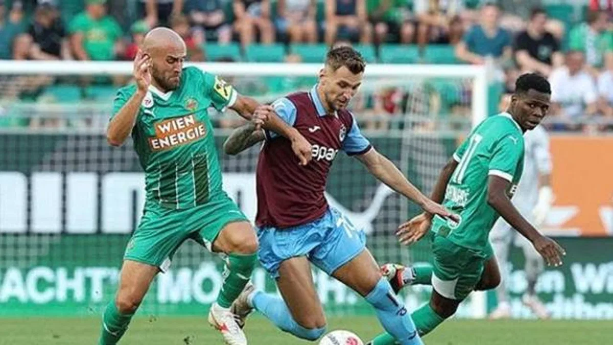 Rapid Wien 2- 0 Trabzonspor (Maç Sonucu) Fırtına yoluna Konferans Ligi’nde devam edecek!