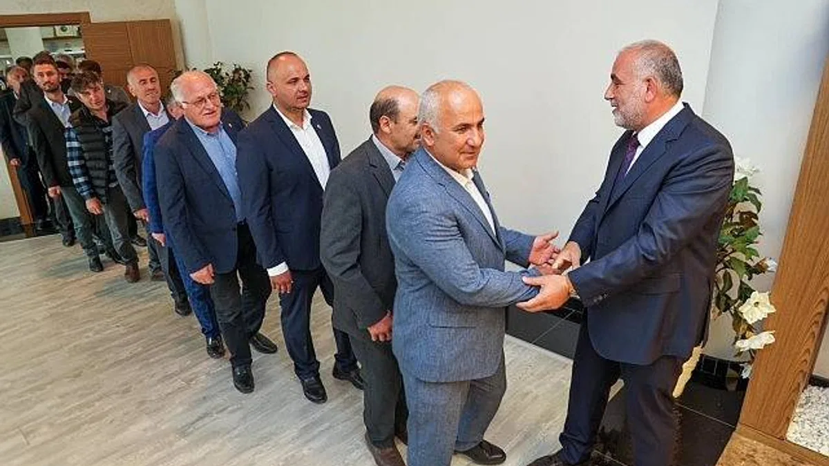 Muhtarlardan Başkan İbrahim Sandıkçı’ya Ziyaret