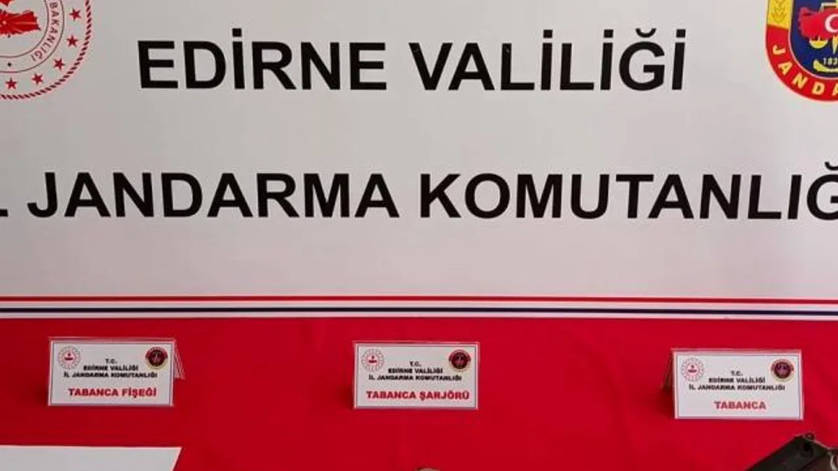 Kaçakçılık operasyonunda ruhsatsız tabanca ele geçirildi