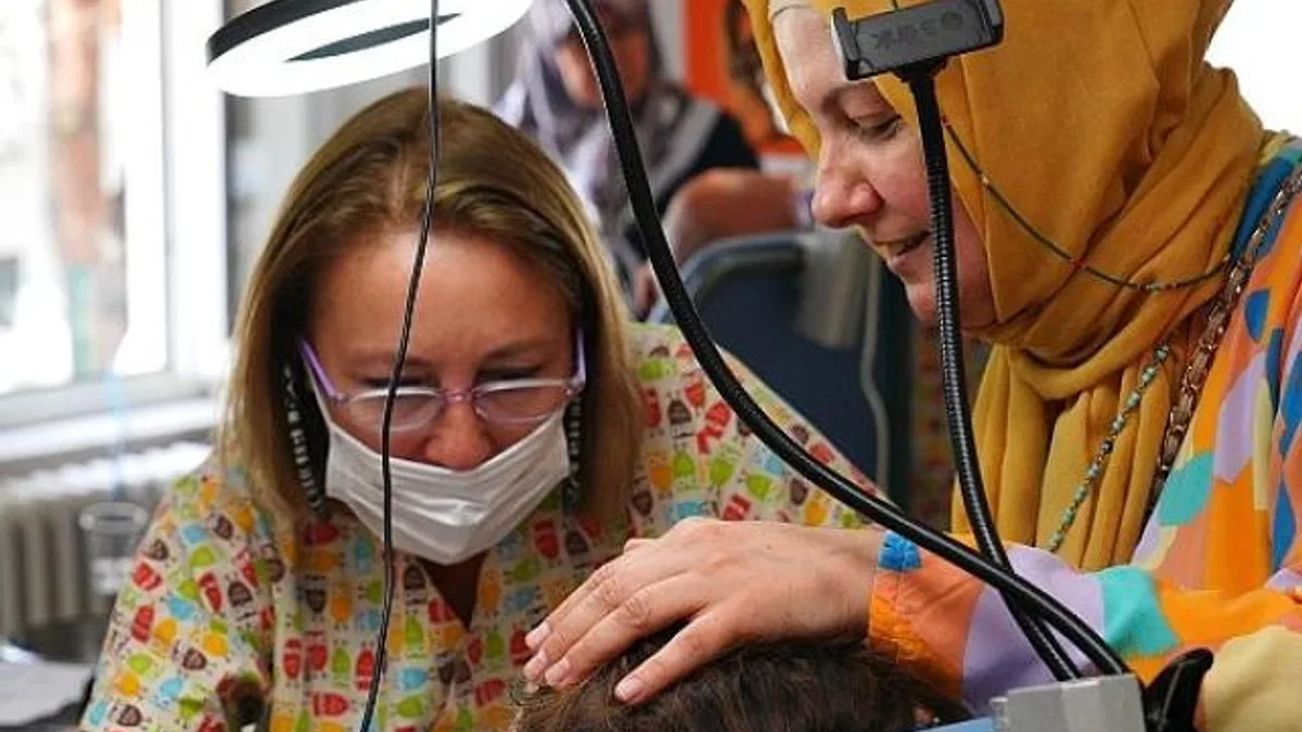 200 engelli bireyin ağız ve diş tedavileri yapıldı