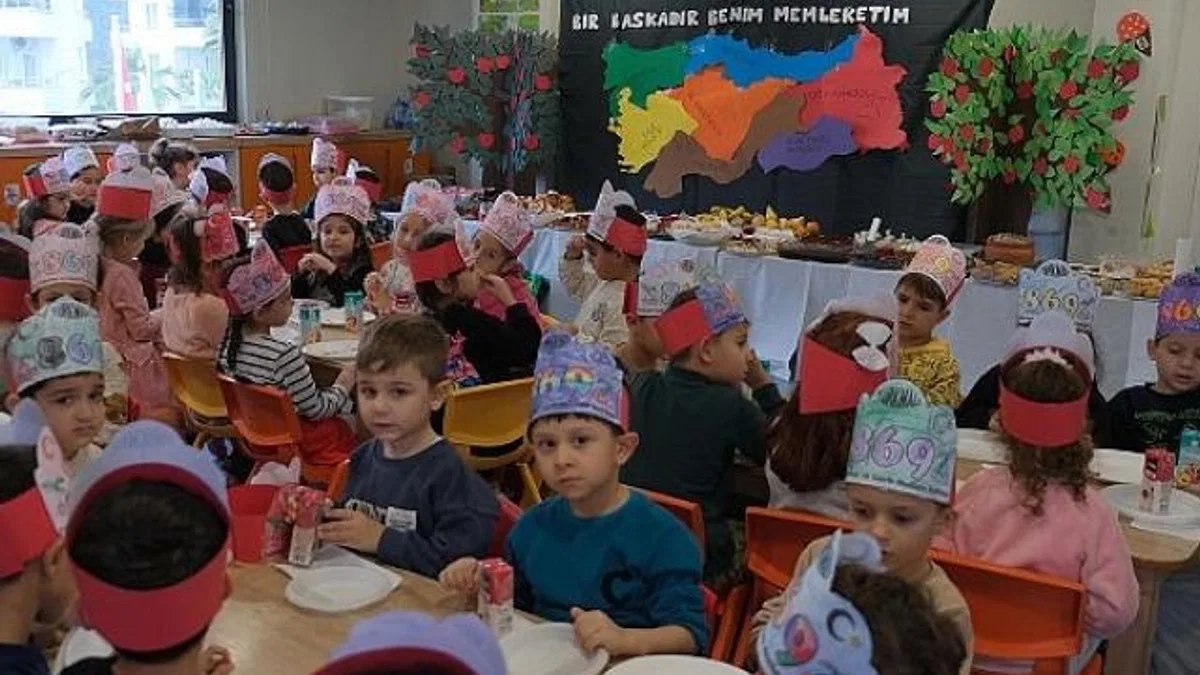 Minik öğrenciler, Yerli Malı Haftası’nı kutluyor