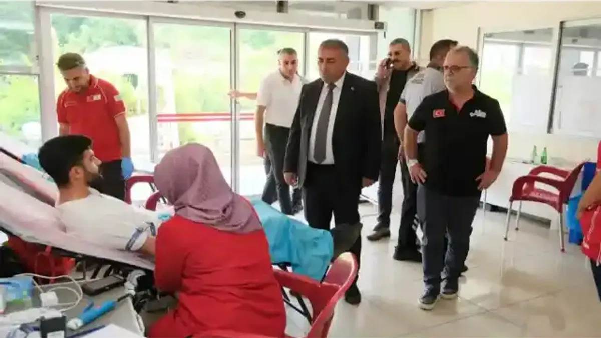 Belediyeden kan bağışı kampanyası