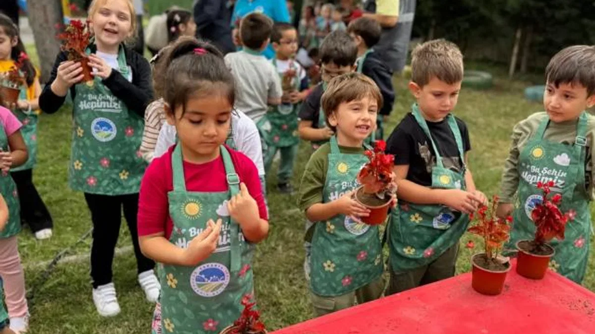 Sakaryalı minik bahçıvanlar geleceği şekillendirdi