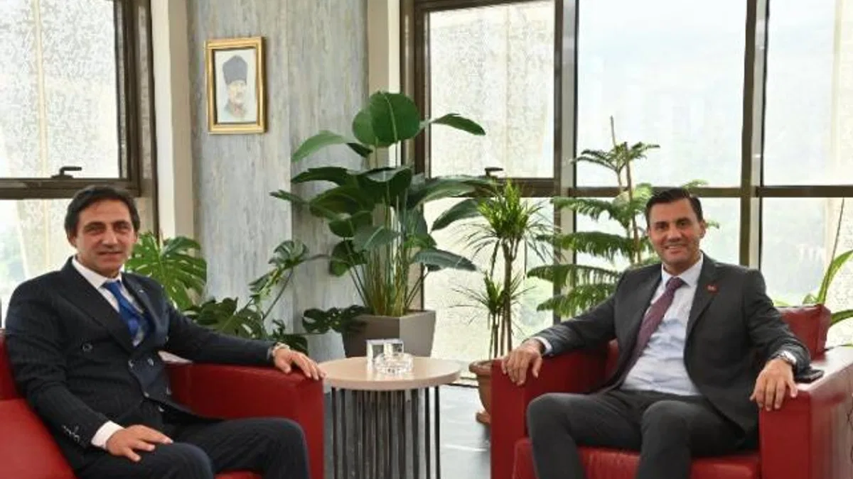 Başkan Ferdi Zeyrek, Başkan Daban’ı konuk etti