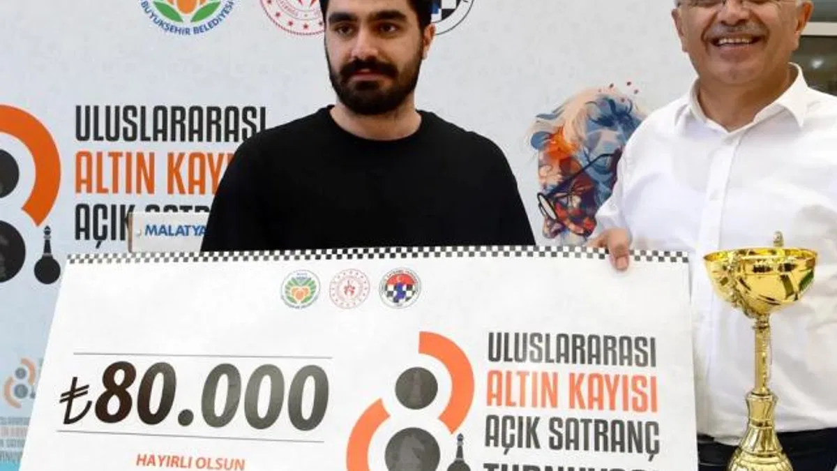 Malatya Uluslararası Altın Kayısı’da ‘şah-mat’çılar ödüllendirildi
