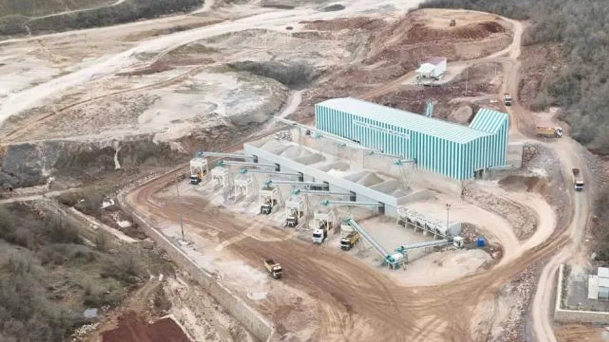Taş kırma tesisiyle 6 ayda 17 milyon tasarruf sağlandı