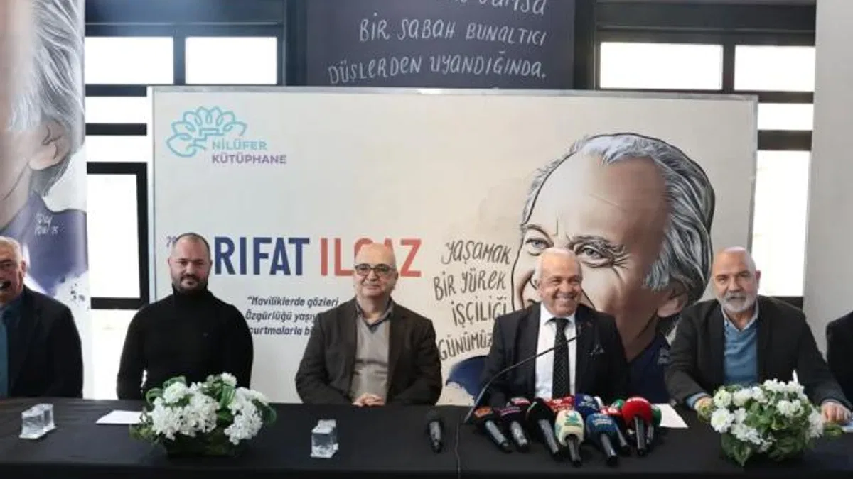 Bursa Nilüfer’de yılın yazarı Rıfat Ilgaz!