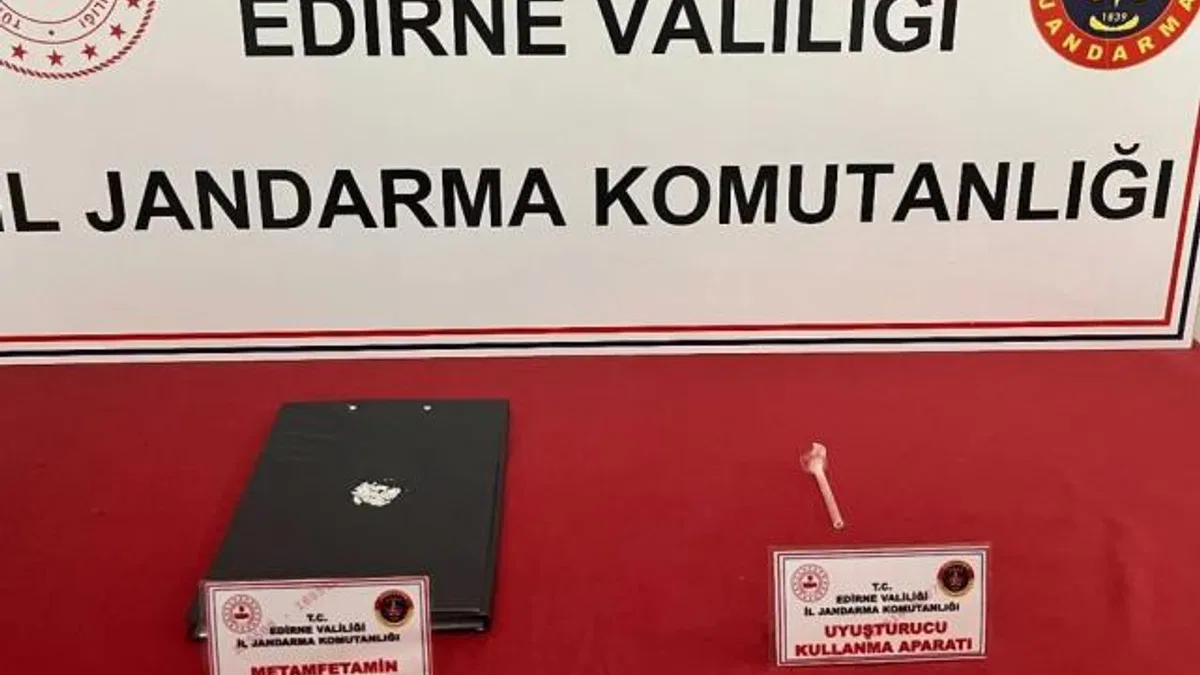 Enez’de uyuşturucu ele geçirdi!