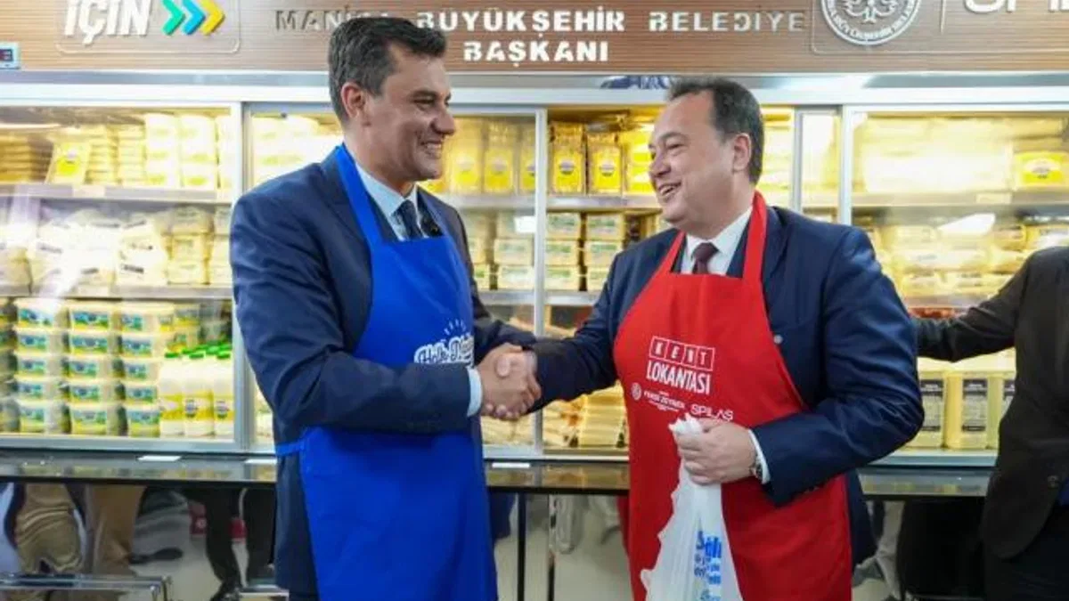 Manisa’da Kent Lokantası ve Halk Mandıra Akhisar’da hizmete açıldı