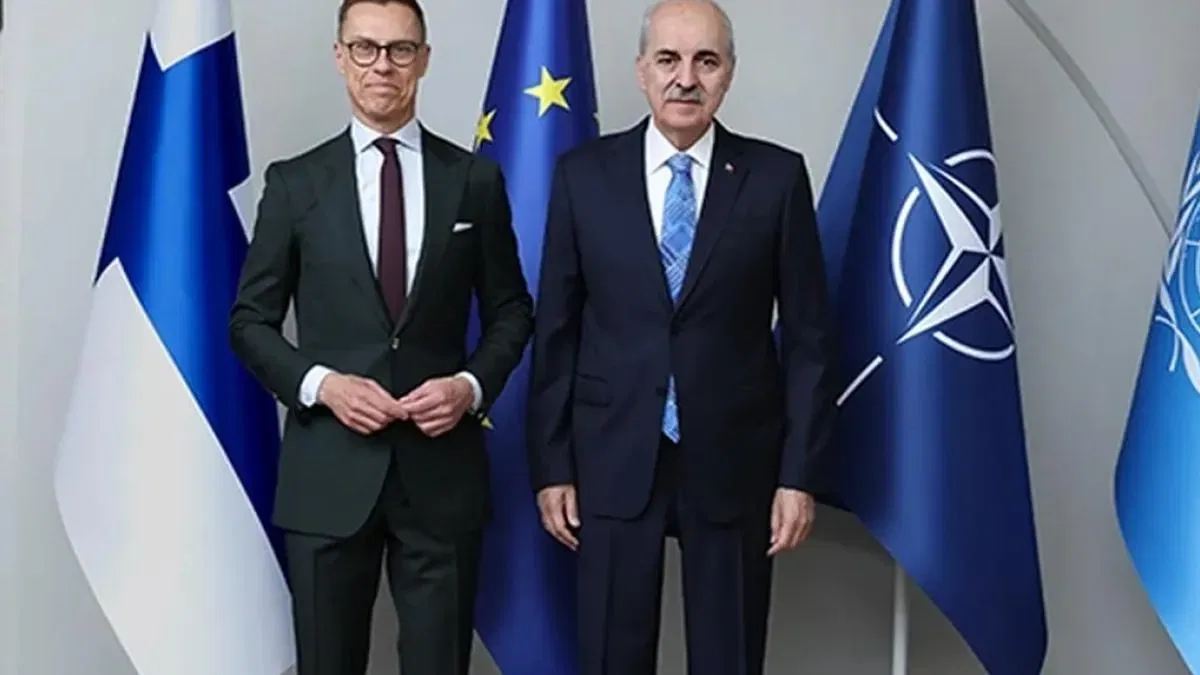 Finlandiya Cumhurbaşkanı, TBMM Başkanı Kurtulmuş’u kabul etti