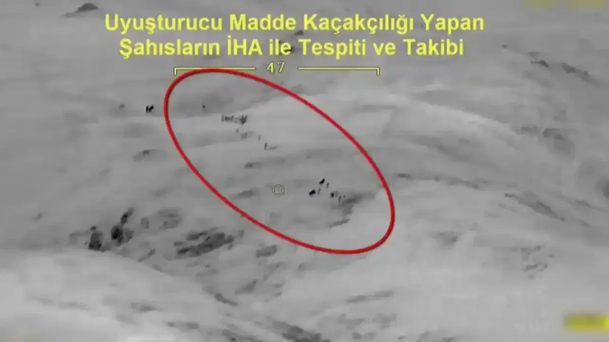 Hakkari’de JİHA destekli operasyonda 253 kilo esrar ele geçirildi