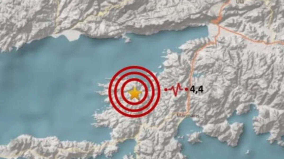 Marmaris’te 4,4 büyüklüğünde deprem!