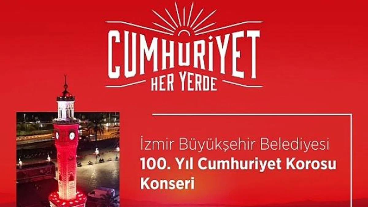 Cumhuriyet Bayramı’na özel 100. Yıl Cumhuriyet Korosu konseri