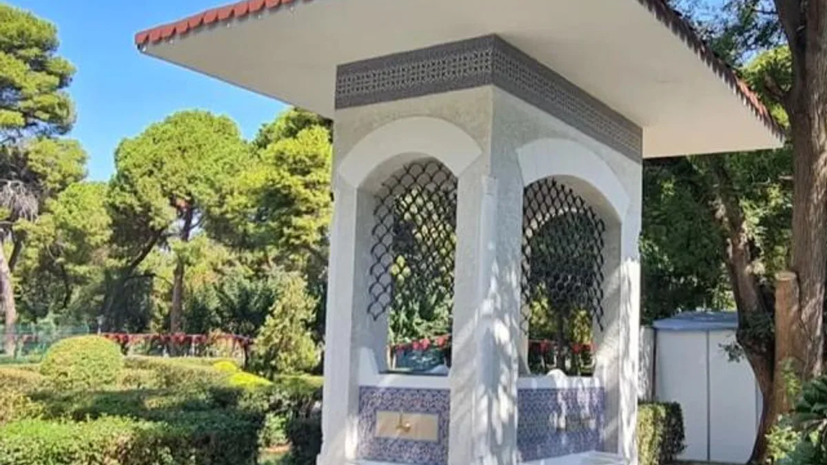 Kültürpark’ın tarihi çeşmesi 94’üncü İEF’ye hazır