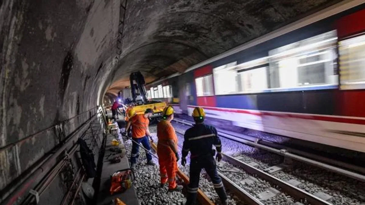 İzmir Metrosu’nda bakım zamanı