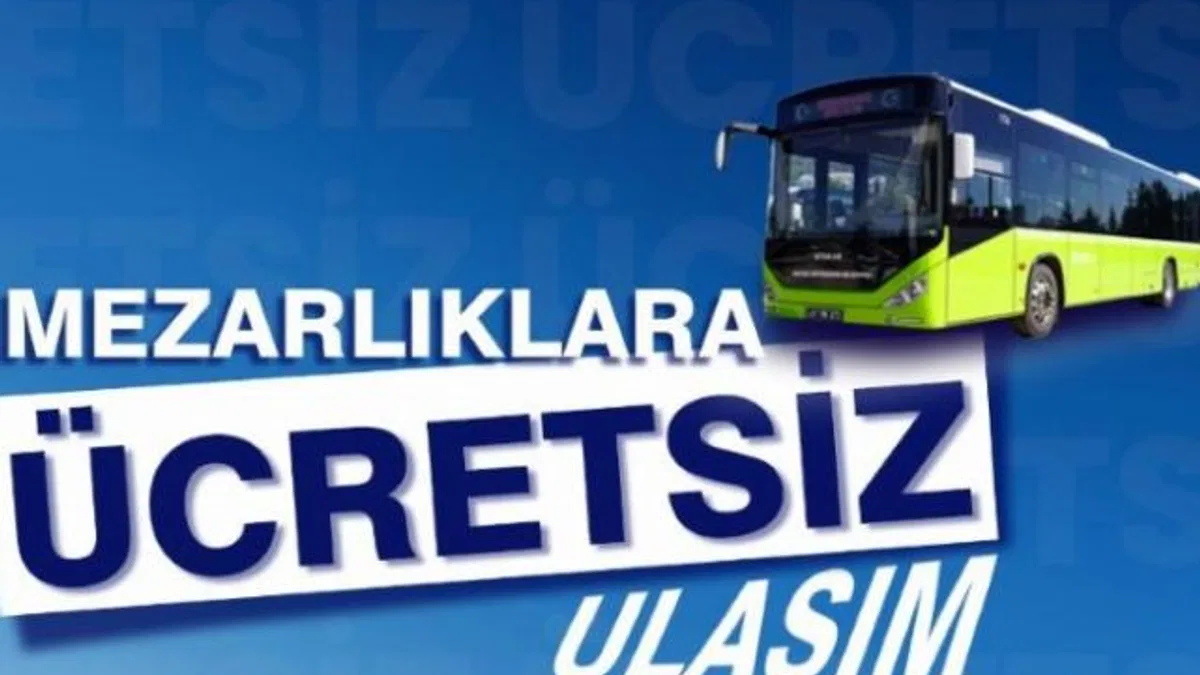 Kocaeli’den bayramda mezarlıklara ücretsiz ulaşım
