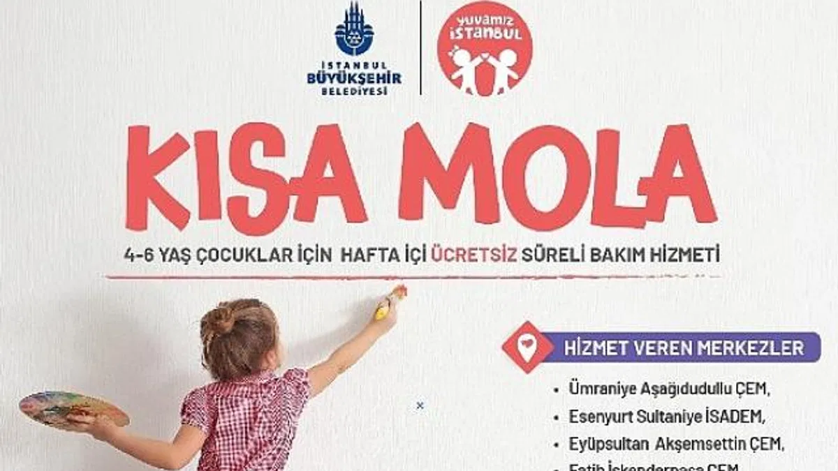 Yuvamız İstanbul Kısa Mola Merkezleri Açılıyor