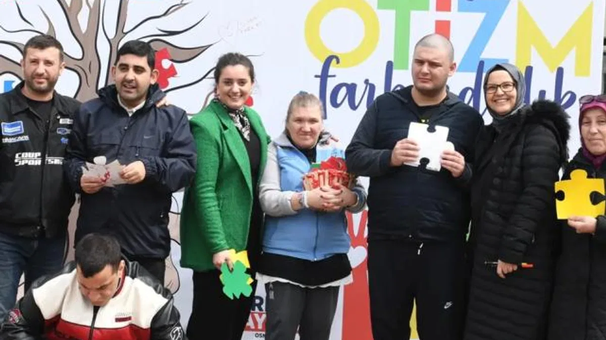 Bursa Osmangazi Belediyesi otizme dikkat çekti