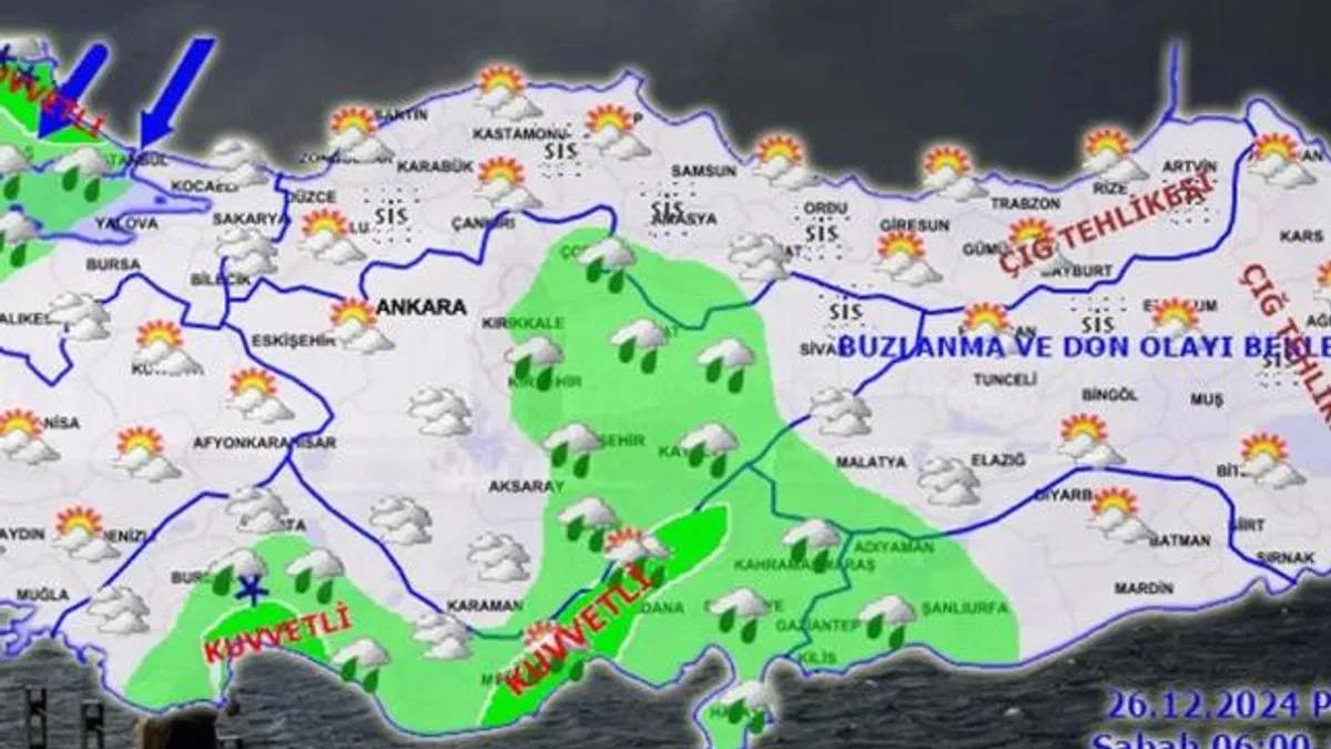 Türkiye genelinde bugün hava nasıl olacak?