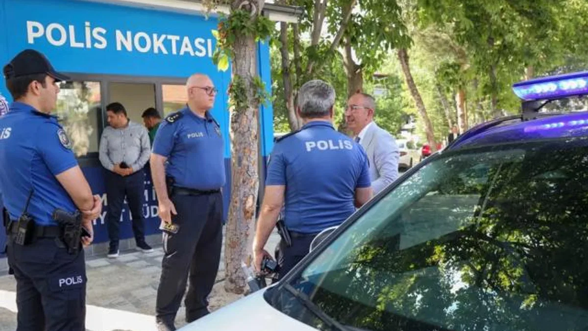 Konya Meram’da kafeler sokağına ’emniyet’li nokta