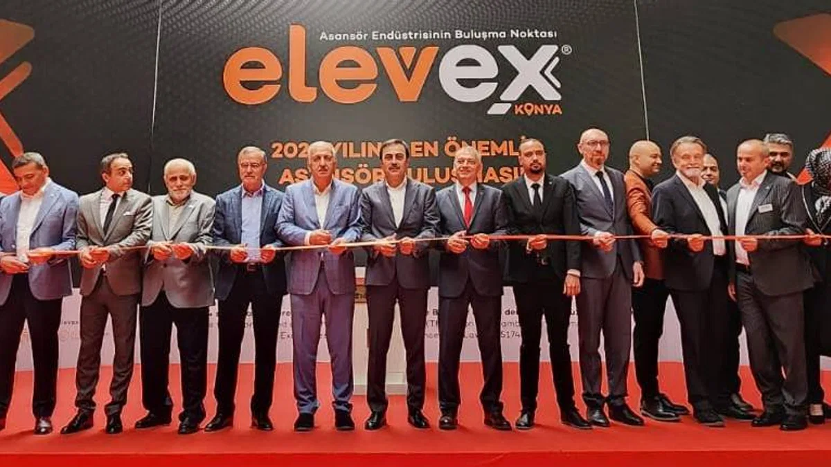 ELEVEX 2024 Asansör ve Teknolojileri Fuarı Konya’da açıldı