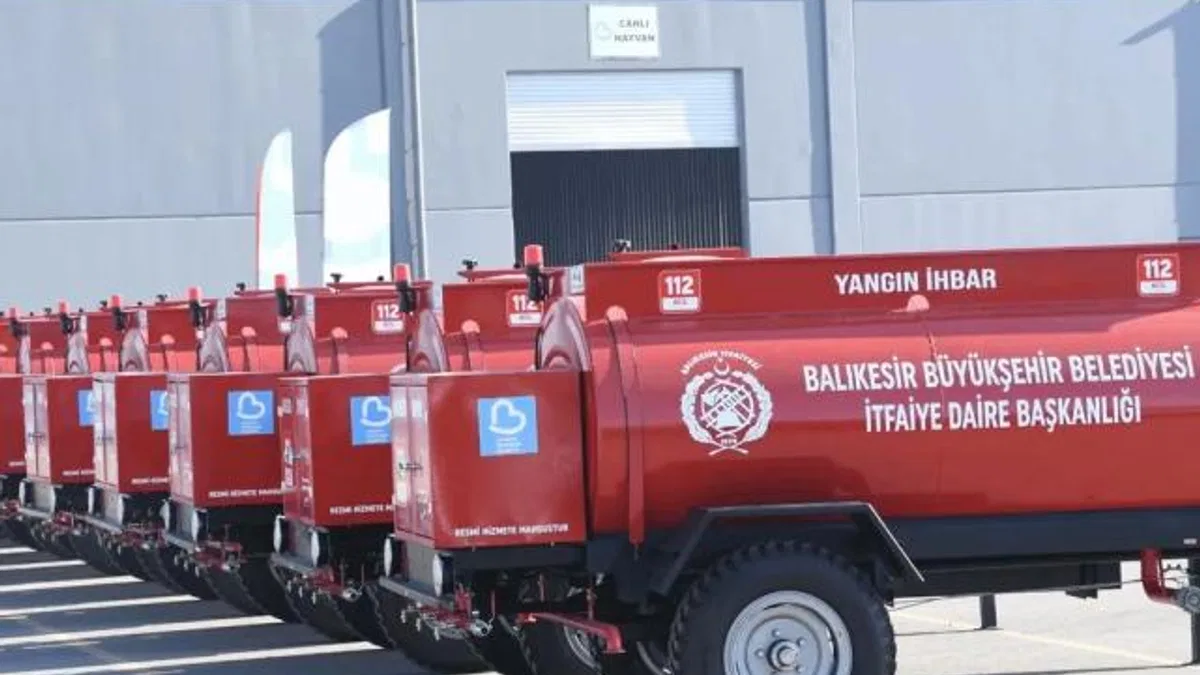 Balıkesir itfaiyesi yangınlara karşı artık daha güçlü