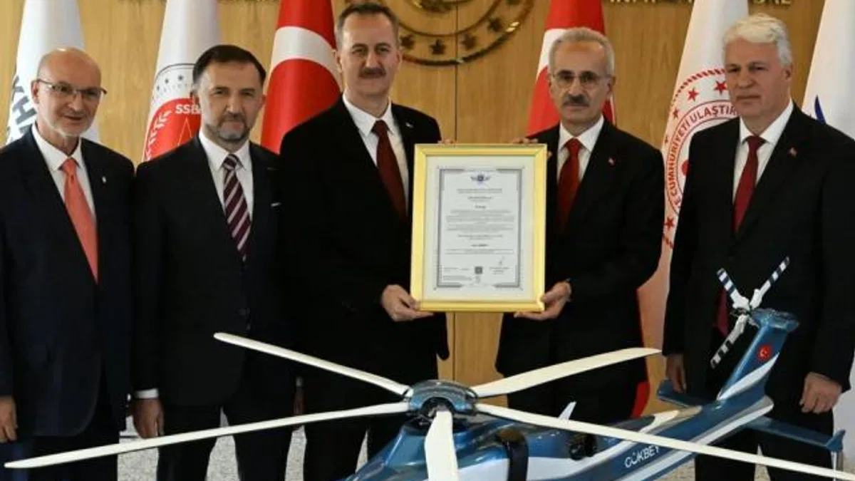 Gökbey’e uçuşa elverişlilik sertifikası
