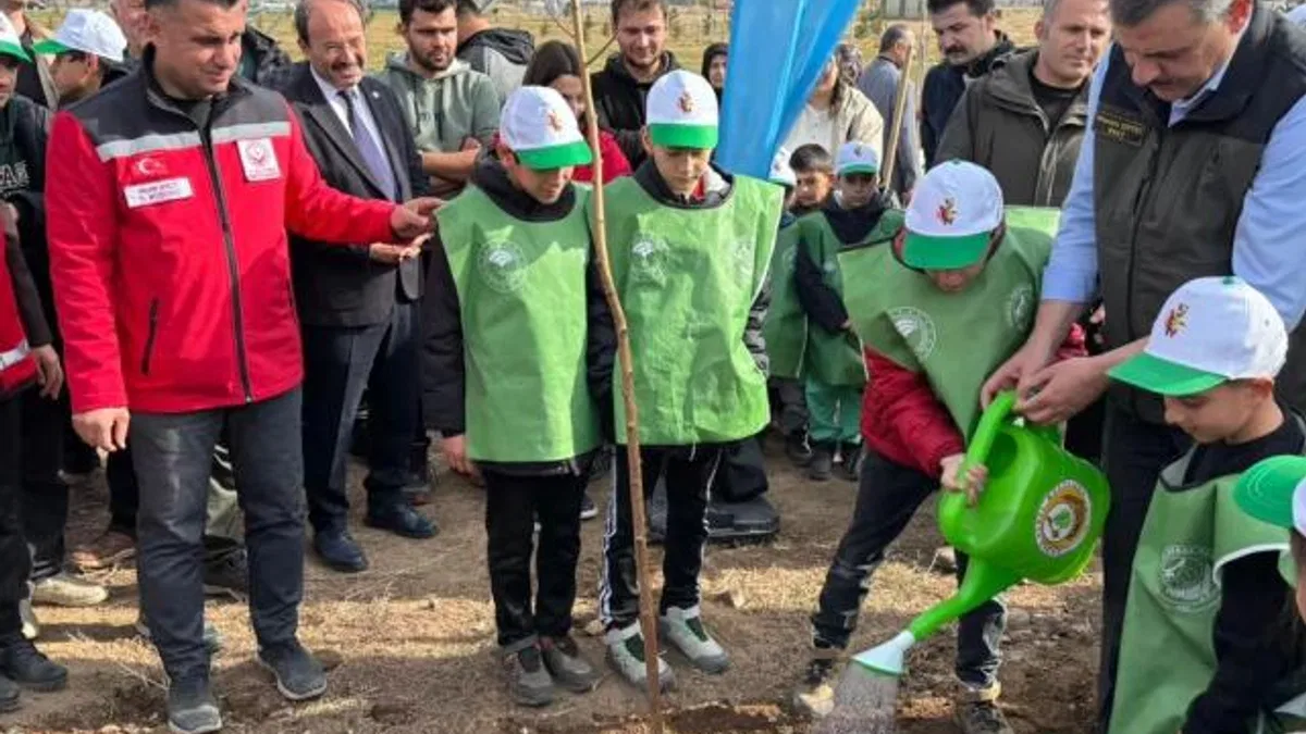 Erzurum’da ‘Aile Hatıra Ormanı’ kuruldu