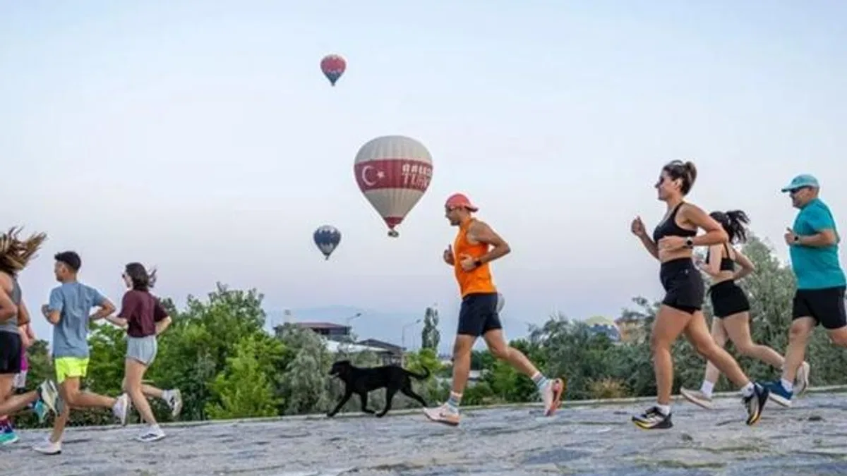Pamukkale’de tarihi maraton heyecanı