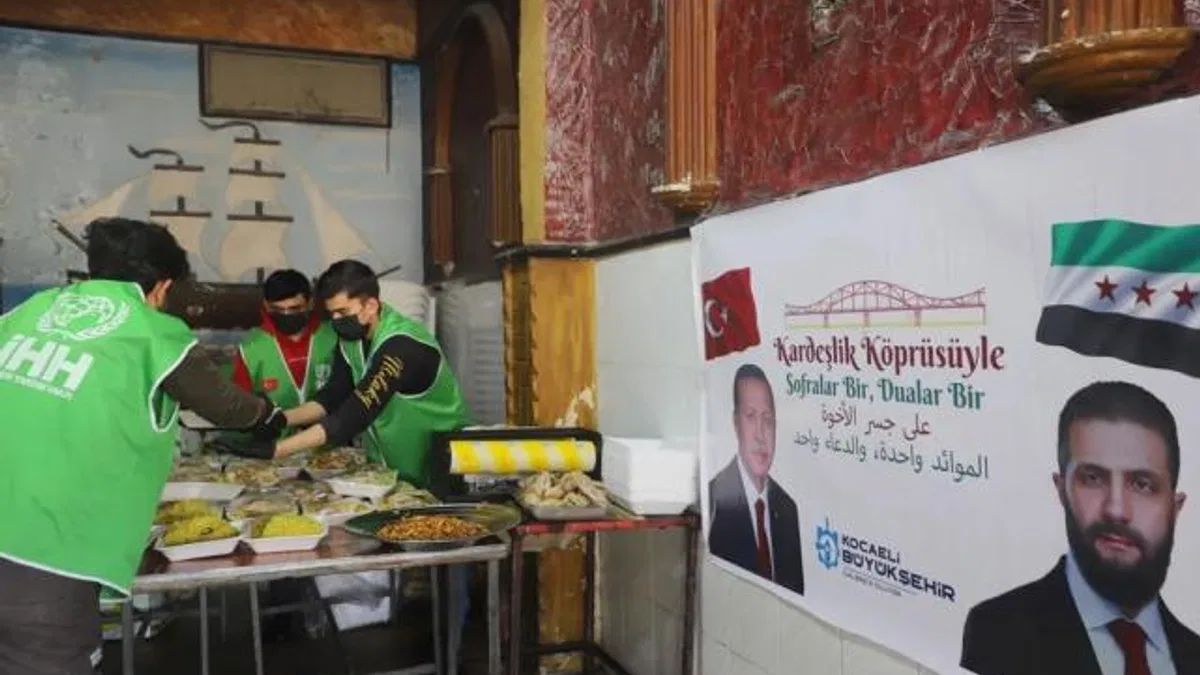 Kocaeli’den Suriye Rakka’da iftar bereketi