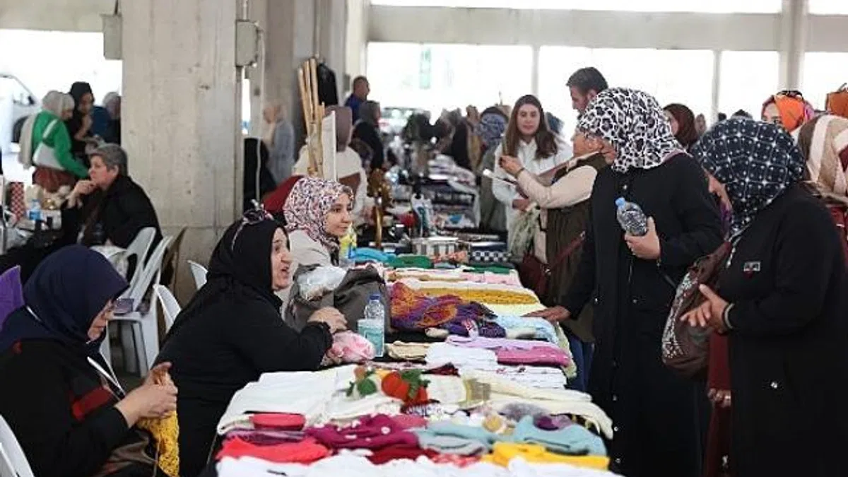 KOMEK Pazarı Anneler Günü Etkinliği Kadın Kursiyerlerin Ekonomisine Destek Oldu