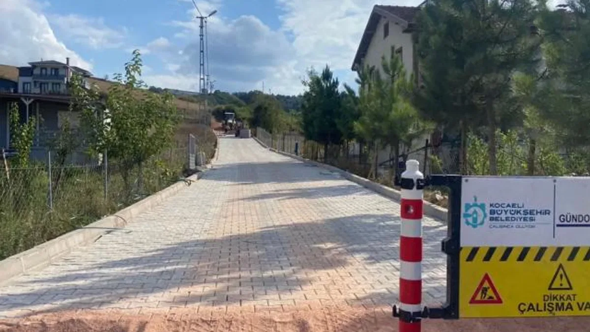 Kocaeli kırsalının yol kalitesi Büyükşehir’le artıyor