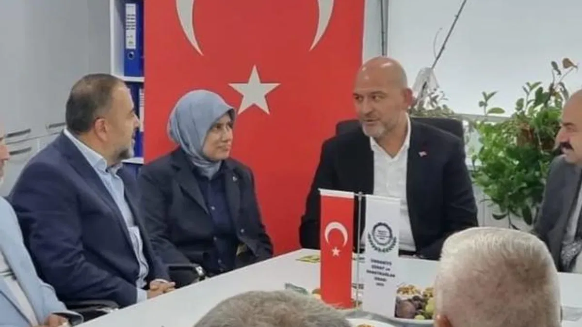 Ak Parti Milletvekili Süleyman Soylu’dan Ümraniye Esnaf ve Sanatkarlar Odası’na ziyaret